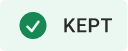 Kept badge